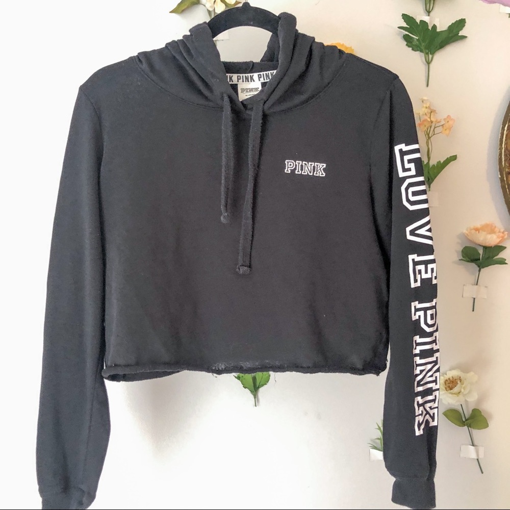 VS PINK cropped sweatshirt